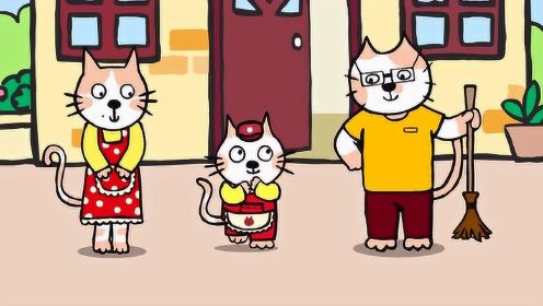 小猫汤米 第一季  第二十一集 劳动最光荣