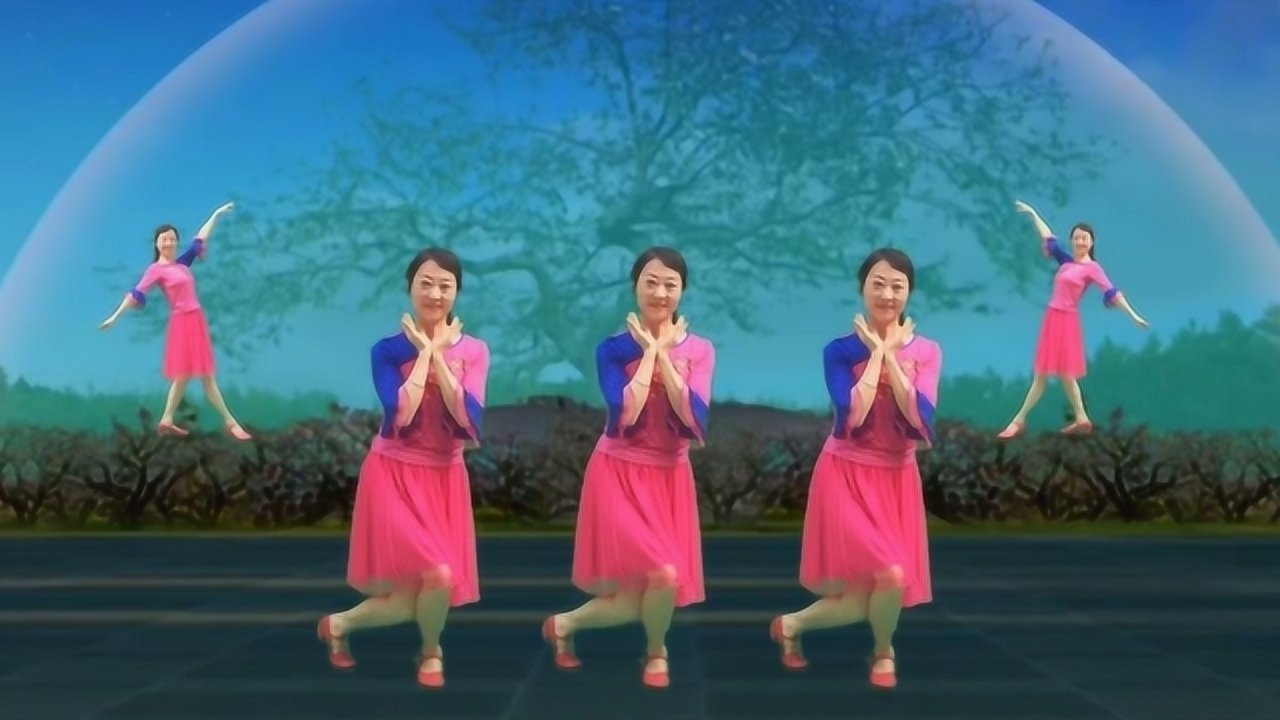 自信的微笑广场舞《红枣树》优美大气形体舞