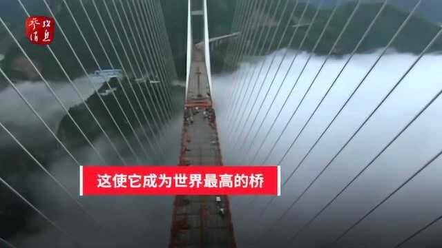 没有中国建不了的桥!贵州这座世界最高大桥让海外网友惊呆