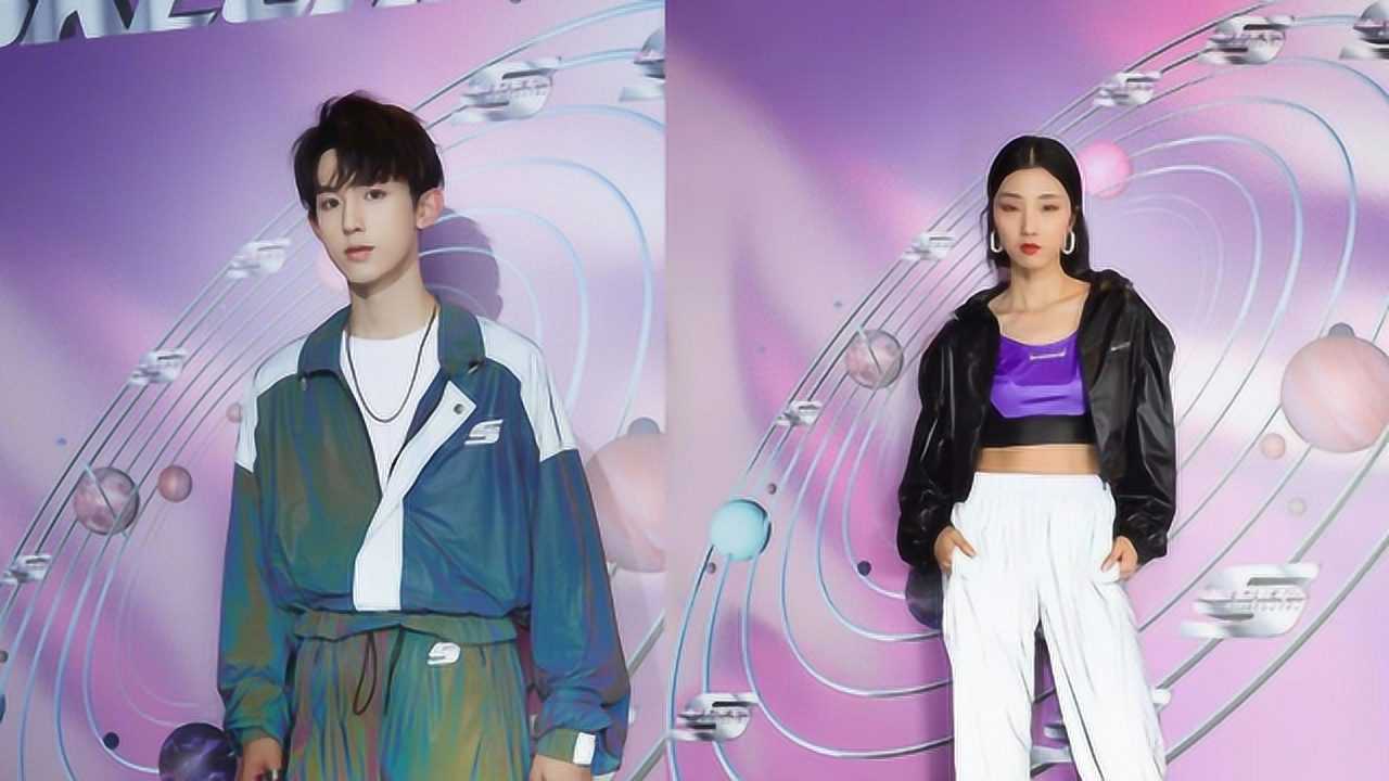 《时尚潮流》斯凯奇米兰时装周:火箭少女101yamy与郭