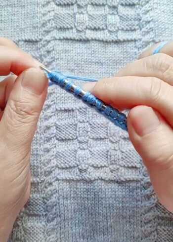 手工针织  超级简单的平针起针教程.