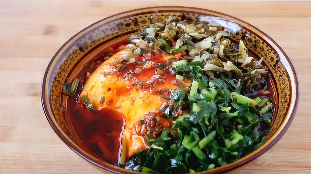 手把手教您做出陕西特色农家小吃搅团,酸辣筋道,很多人都没吃过