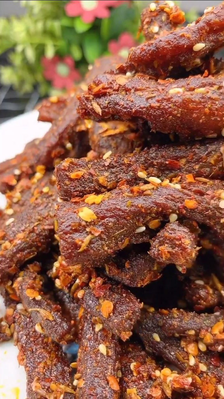 香辣牛肉干,快点自己动手做吧.