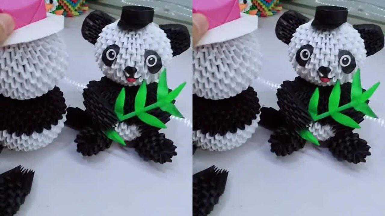 三角插女版小熊猫