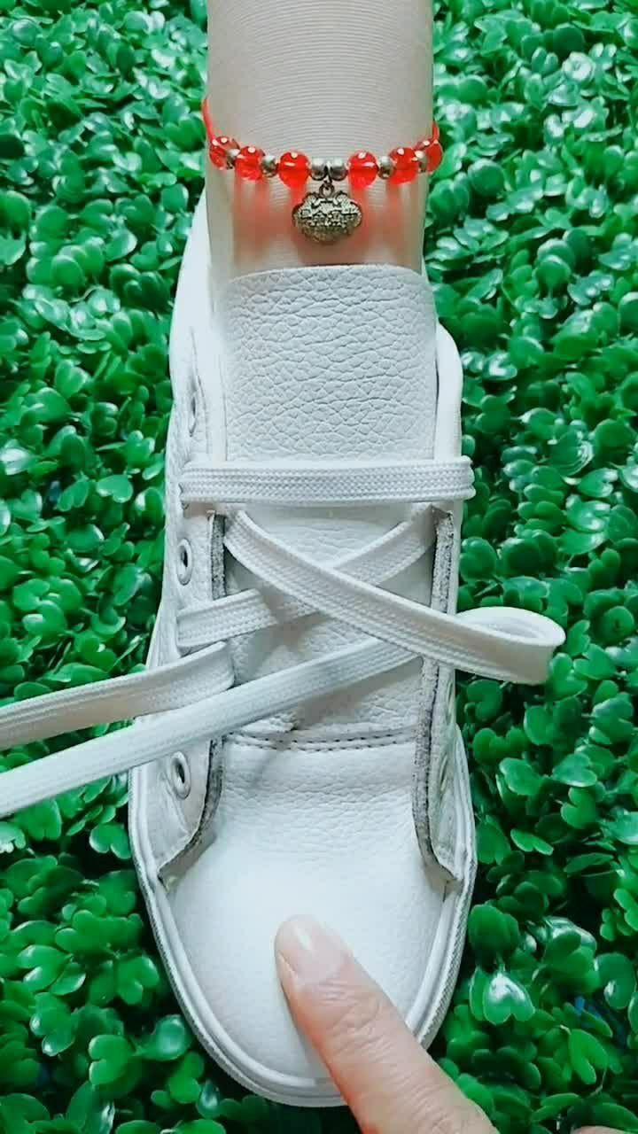 特别个性的女生鞋带系法有个性的小姐姐快去试试吧