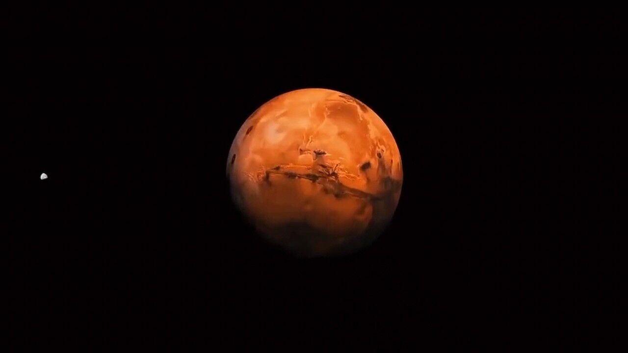 火星上看太阳真实照片图片