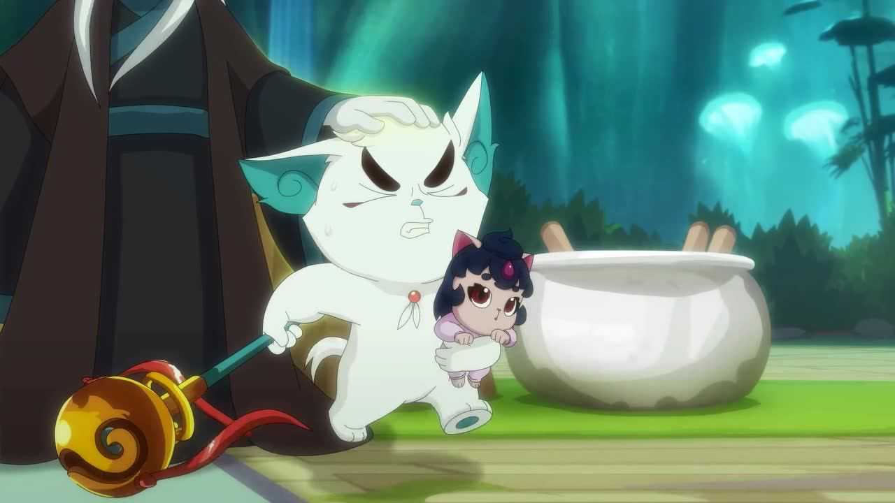 京剧猫谷主的韵力让白糖无法招架明月是他的弟子