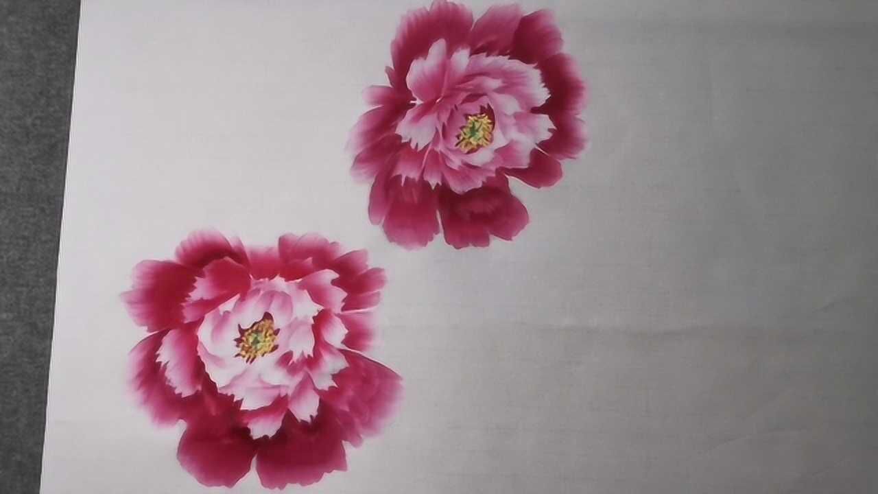 正面牡丹如何画?大师这样处理_腾讯视频