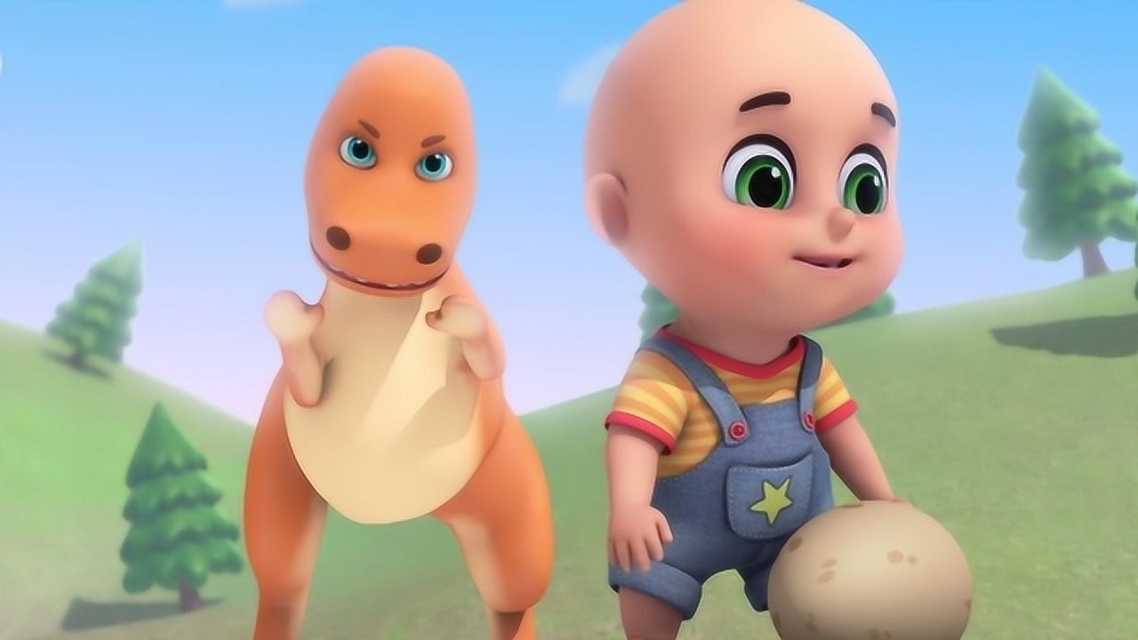 益智知识艾迪的汽车小队第二季我捡到球啦快跑你拿的是恐龙蛋