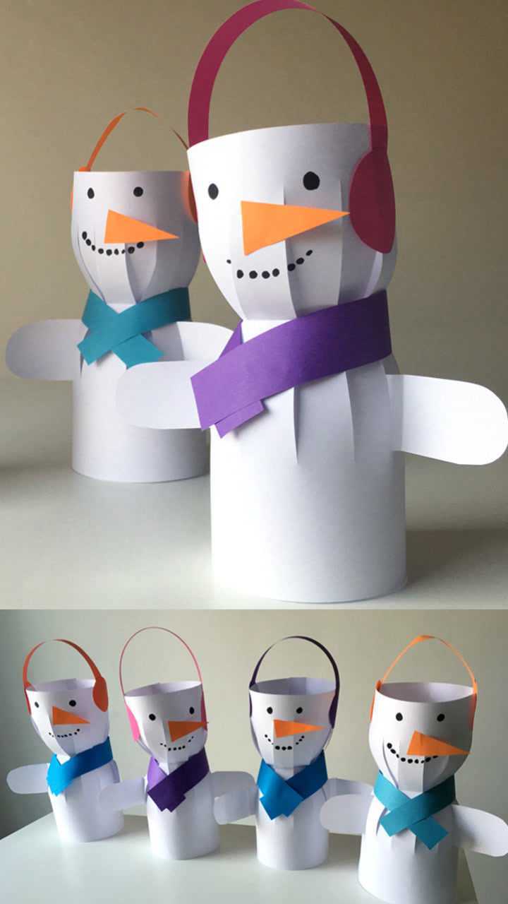 创意亲子手工diy,好有爱的雪人,简单易学,一起制作吧!