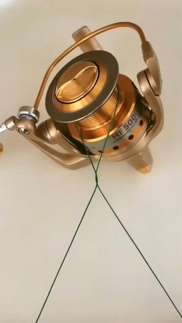 海杆鱼轮怎样快速安装鱼线