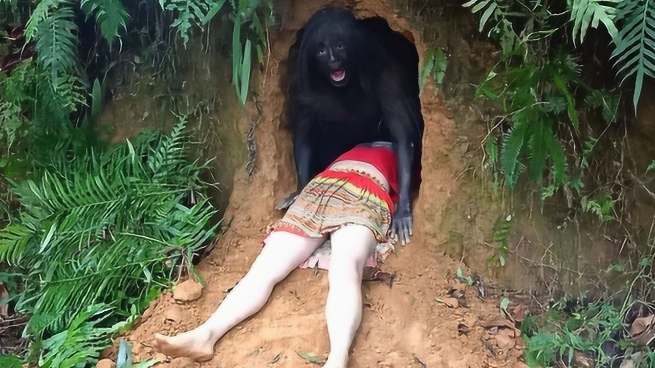 农村女孩意外遇到野人竟被打晕拖进山洞镜头记录惊险一幕