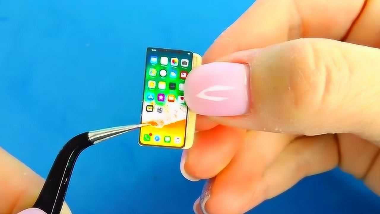 diy手工制作迷你小手机好好玩