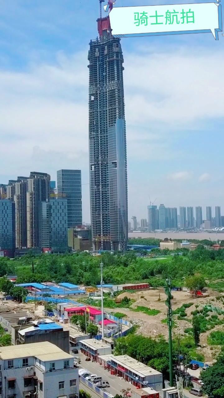 武汉绿地中心大厦,建成后成为湖北省第一高楼