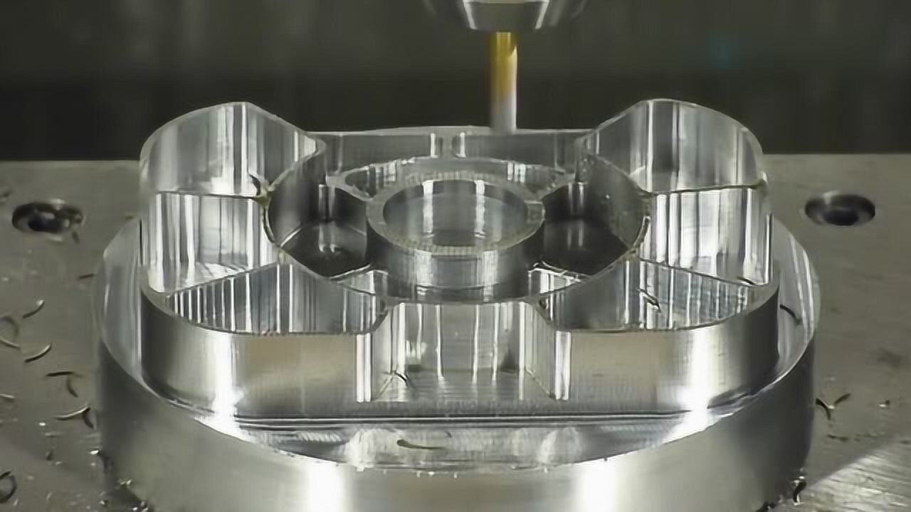 超爽的cnc金属切削工艺,这就是数控机床精加工的魅力!