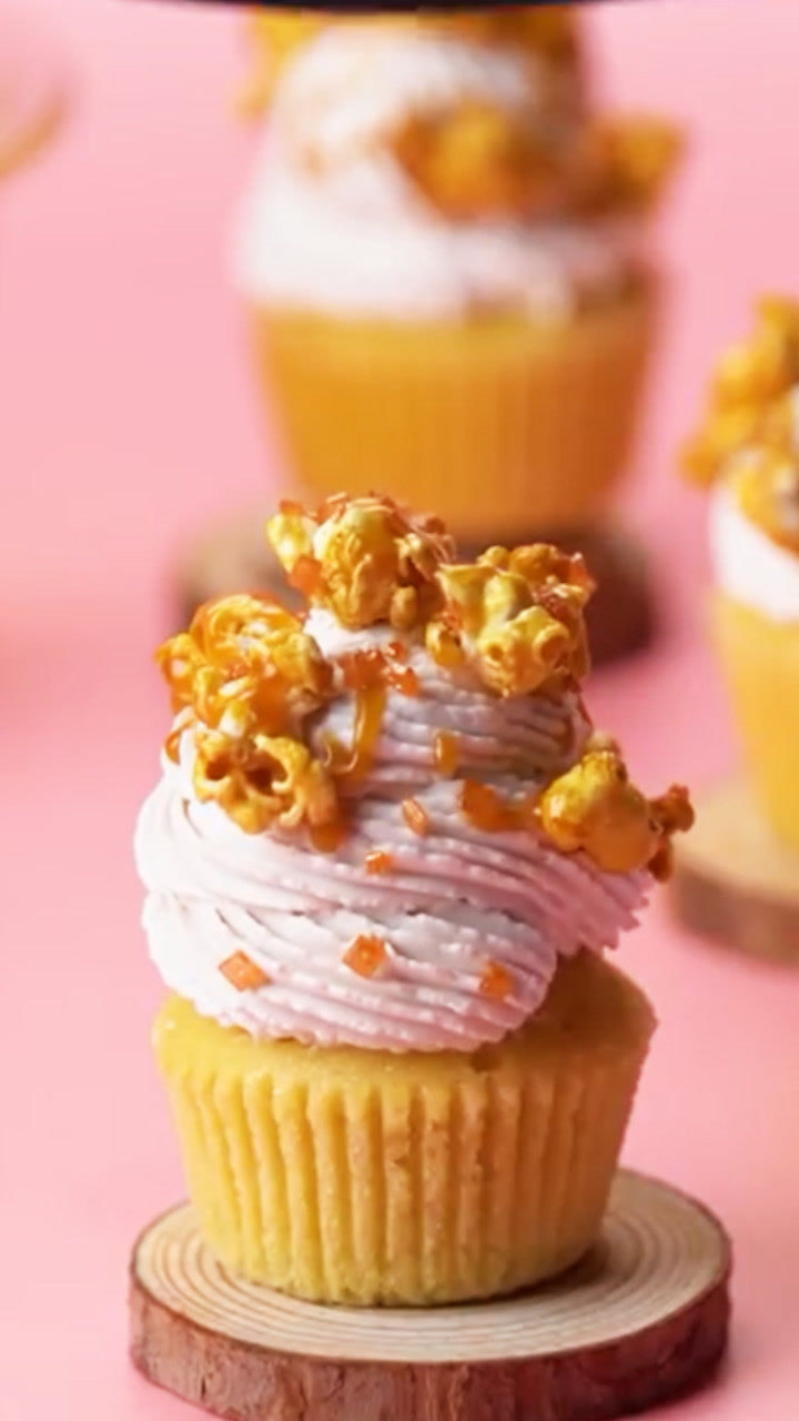 焦糖爆米花蛋糕 | 999道甜品教程