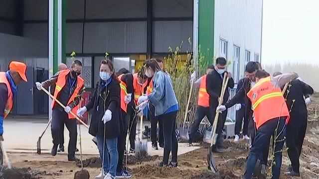 吉林省中环蔚蓝环保科技有限公司开展春植活动