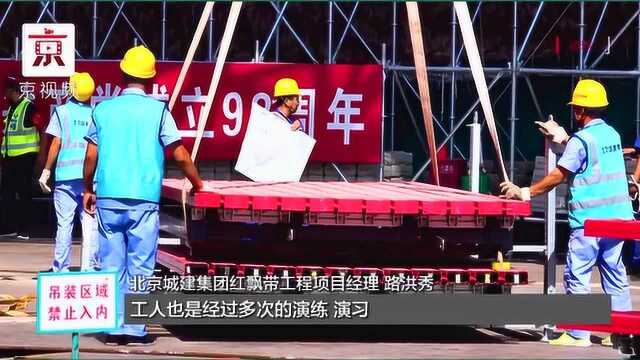 天安门的“红飘带”背后 有这样一支建筑铁军