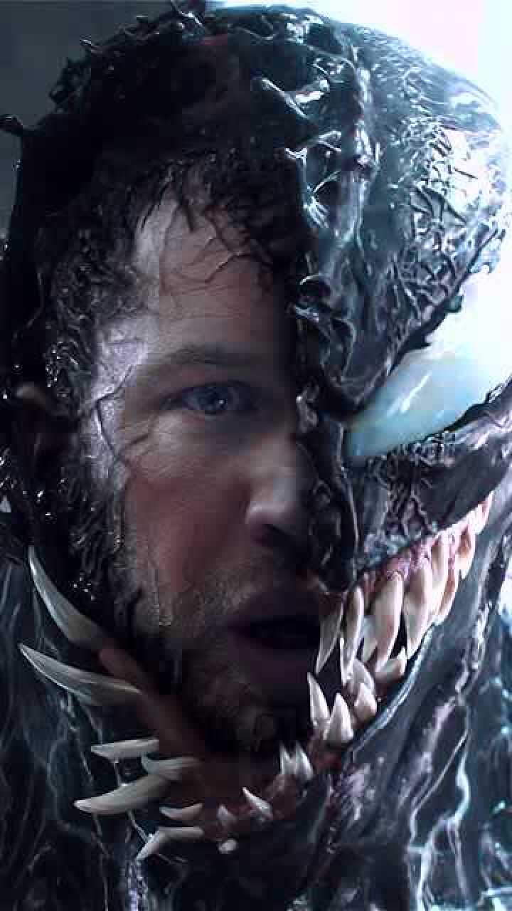 毒液变身的过程看得我浑身起鸡皮疙瘩但是挺震撼的