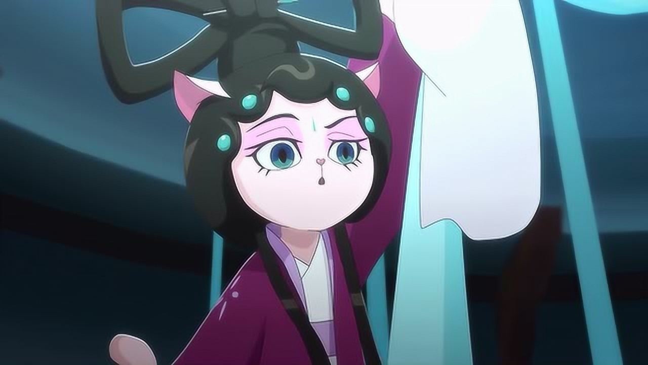 京剧猫:小青被自己缠起来了,姐姐在一旁偷笑!_腾讯视频