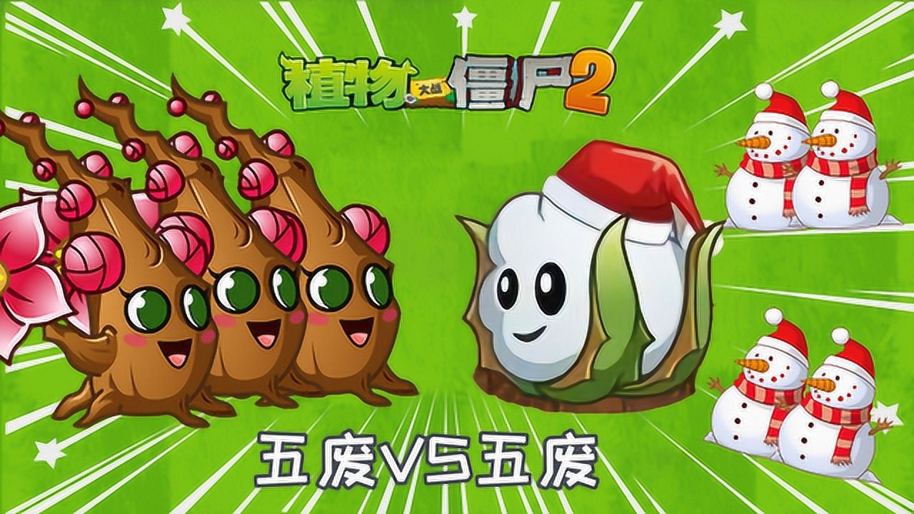 pvz2五废争霸:棉小雪vs梅小美