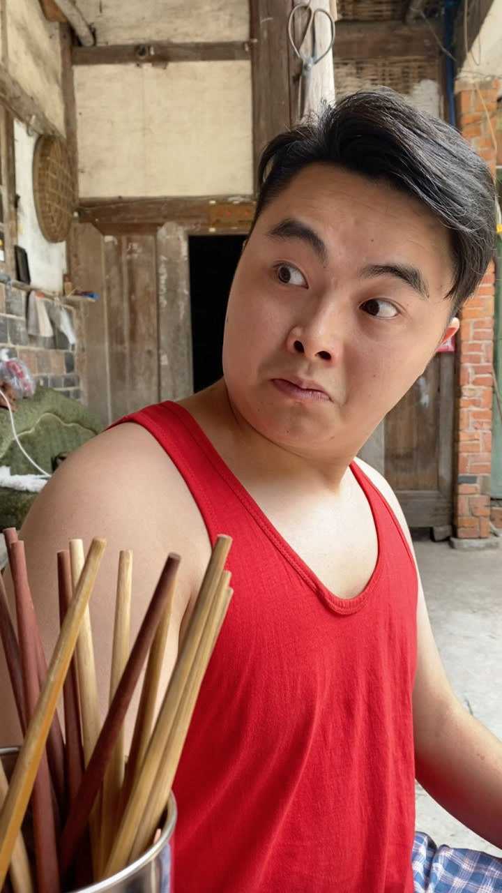 李二甩趁饭,遭不住!