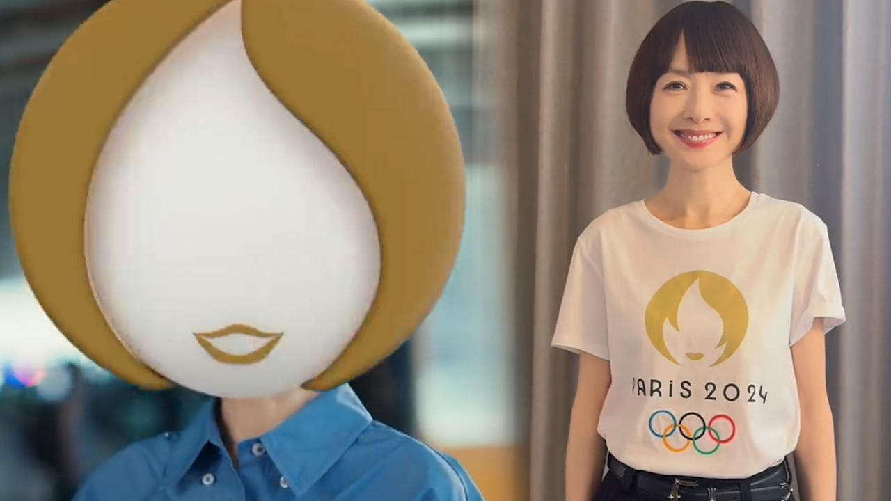 鲁豫回应撞脸巴黎奥运会徽,现场还原后自嘲:穿有会徽的衣服更像