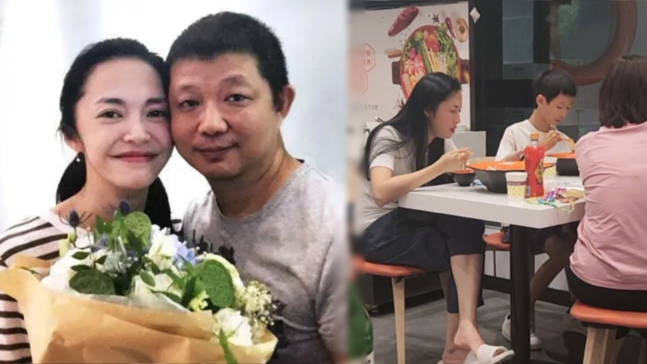 姚晨带儿子吃麻辣烫被偶遇,11岁土豆长相复刻曹郁,遗传妈妈腿长