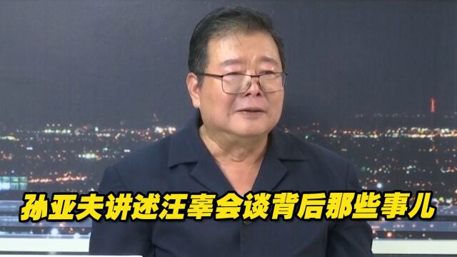 海协会副会长孙亚夫讲述汪辜会谈背后那些事儿