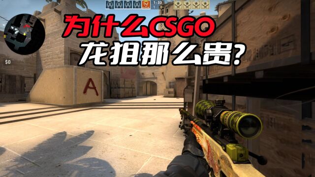 CSGO的龙狙到底有多贵?崭新出厂的巨龙传说,起码能卖8.8万