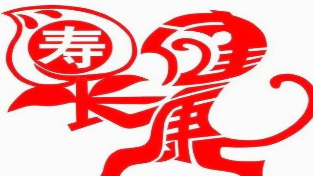 猴子献桃图藏着4个字,你能找出来吗,全找出是好眼力