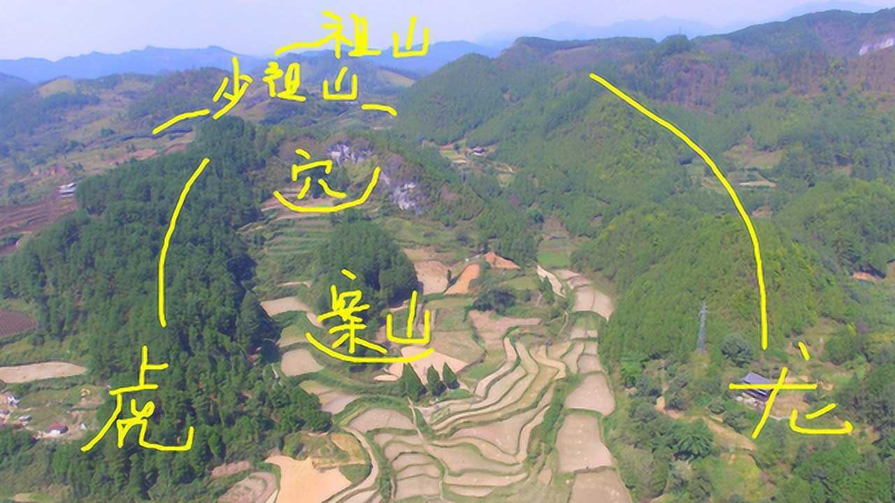 此地案山美妙神奇,龙虎高大守天门,顶级风水宝地