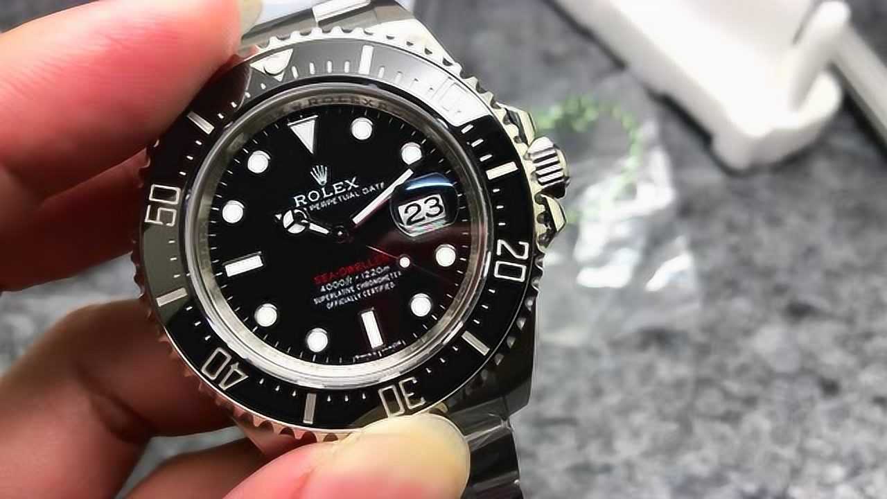 ar劳力士红字鬼王43mm海使型小鬼王126600904l钢