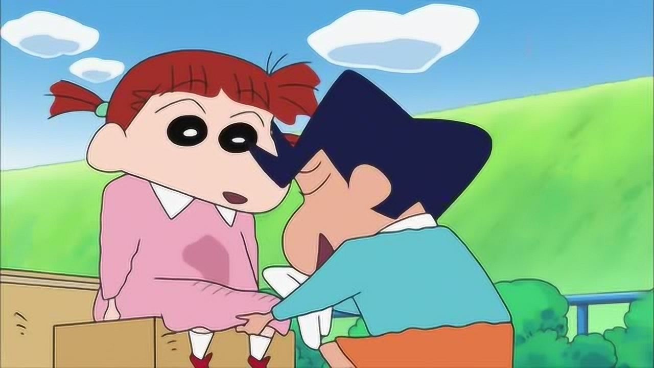 蜡笔小新 妮妮想当大小姐风间等人当执事,要接受执事首领的训练