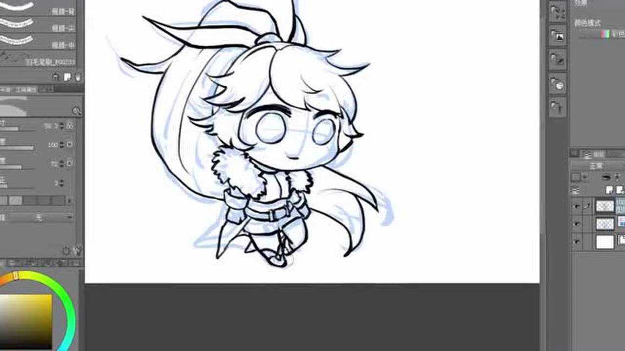 简单画出剑雨伽罗