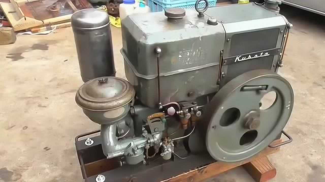 老式13马力的日本久保田发动机