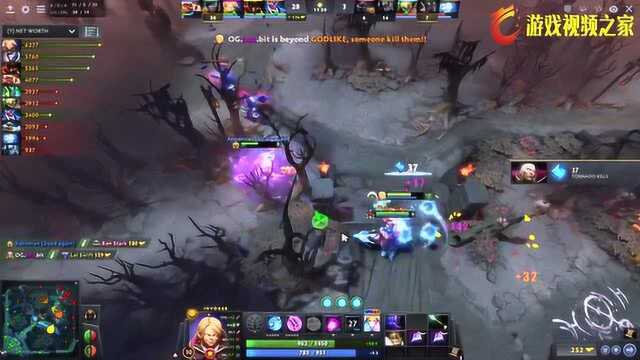 DOTA2 上帝ANA 无敌卡尔,全场高能!