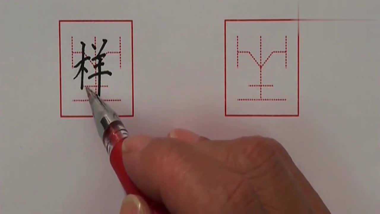样字笔顺怎么写老师一笔一划教会你孩子们值得一学