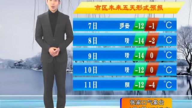 张家口天气预报0106