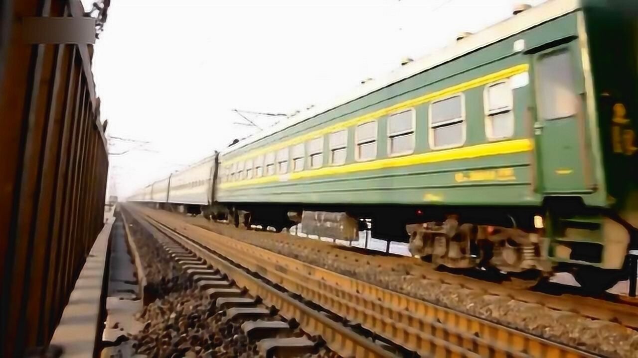 京广线上的老式绿皮火车,4481次天津开往涉县,现已升k车