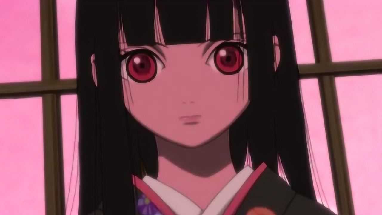地狱少女阎魔爱沐浴更衣一袭和服真是太美了