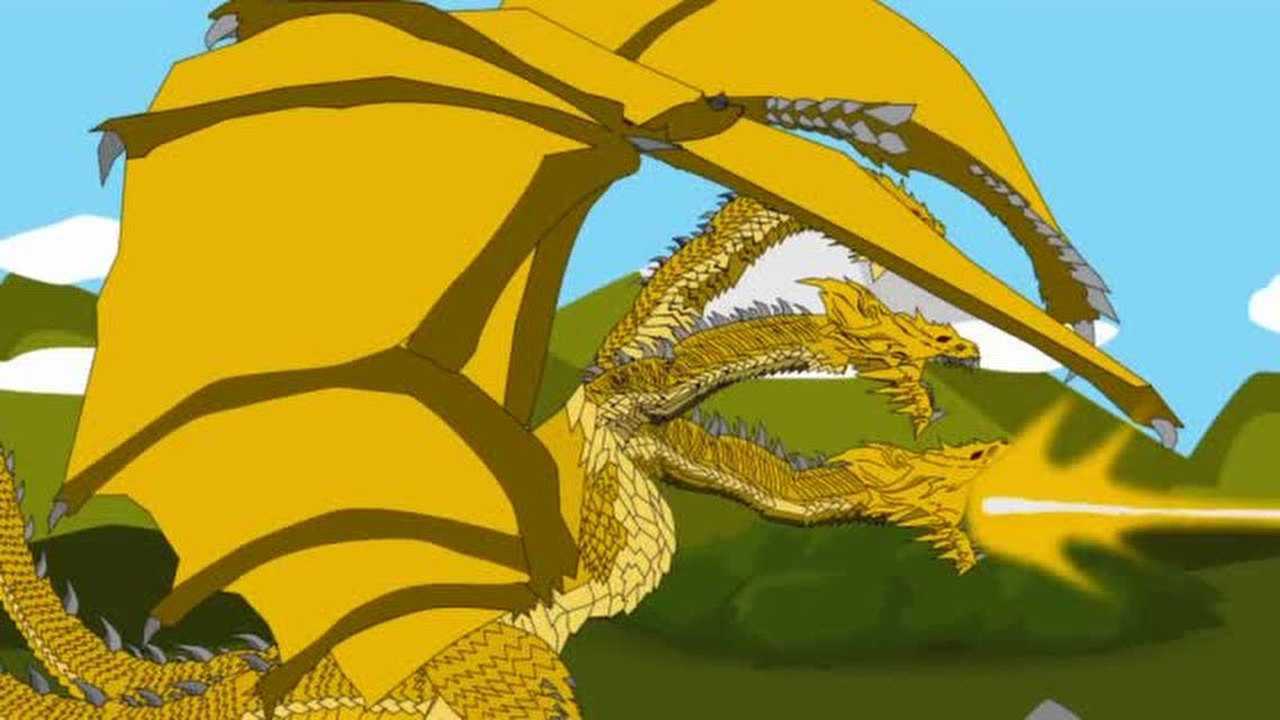 哥斯拉大战王者基多拉 基多拉的跆拳道厉害了!