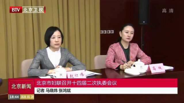 北京市妇联召开十四届二次执委会议