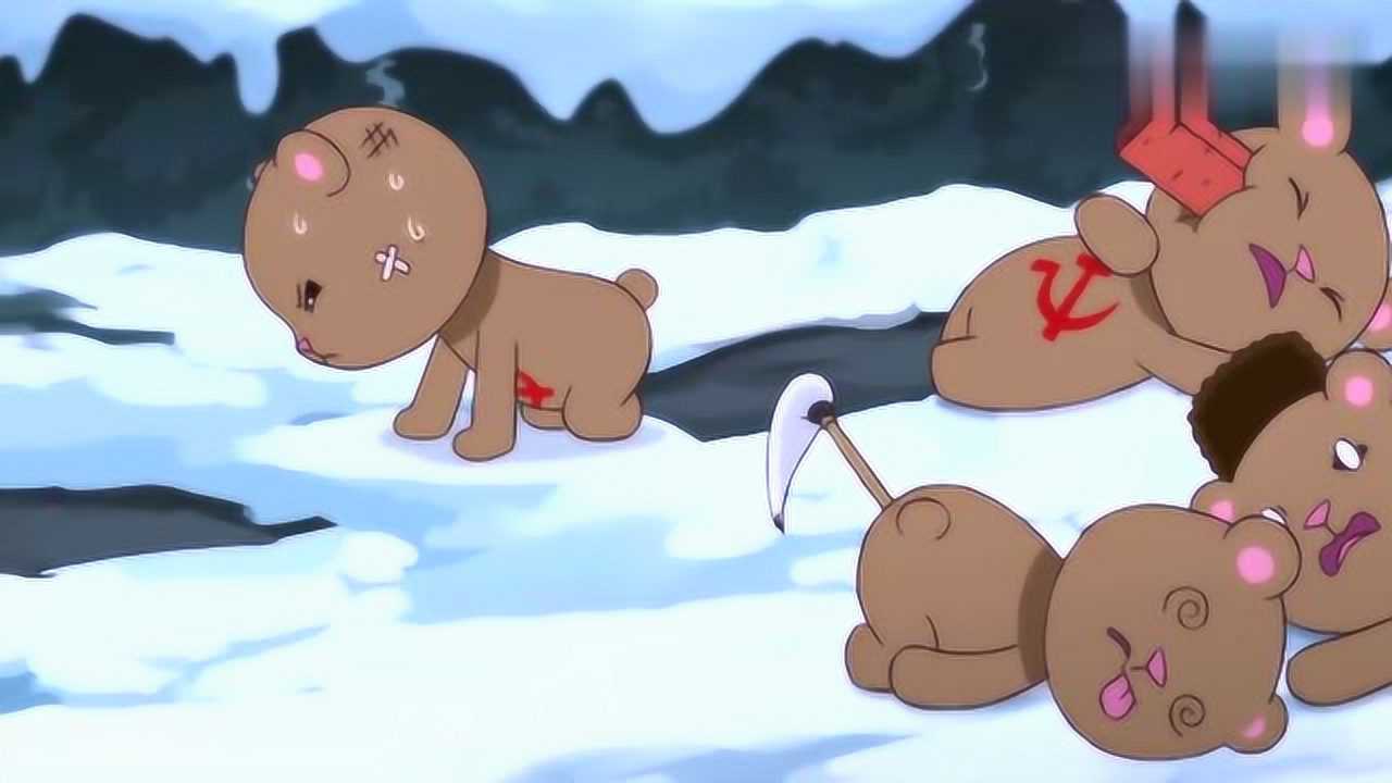 那年那兔那些事:毛熊拿着武器,准备打兔子一顿,结果反被收拾了