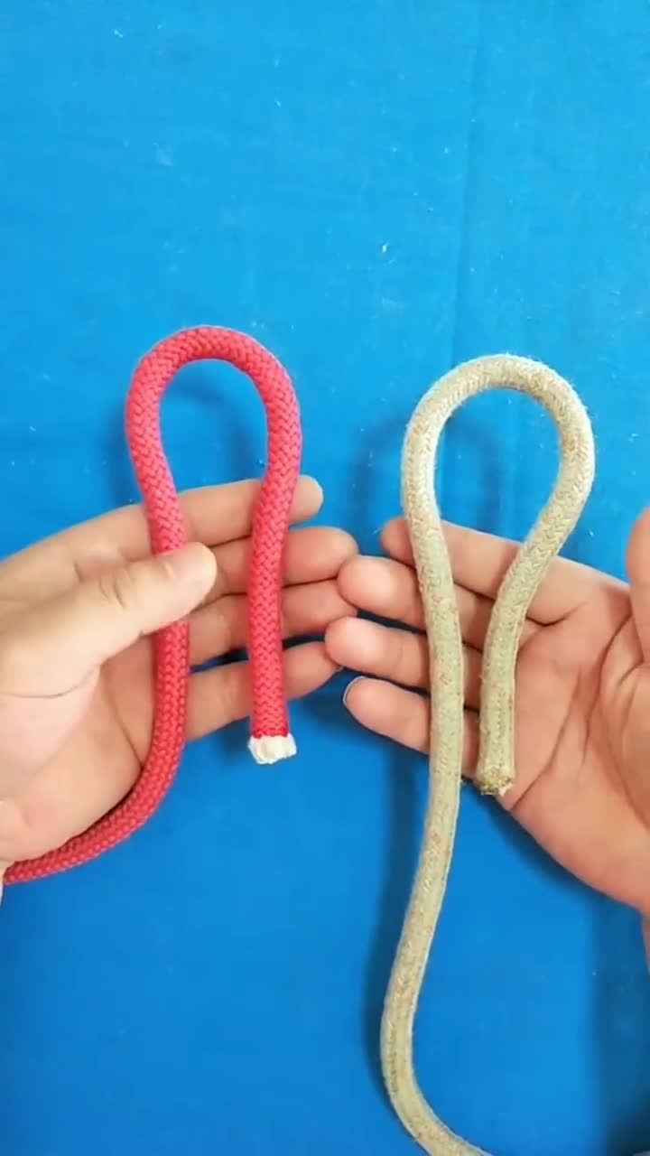 手把手教你安全绳的系法简单方便实用为了工人的安全