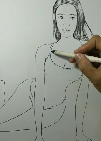 画性感美女教程