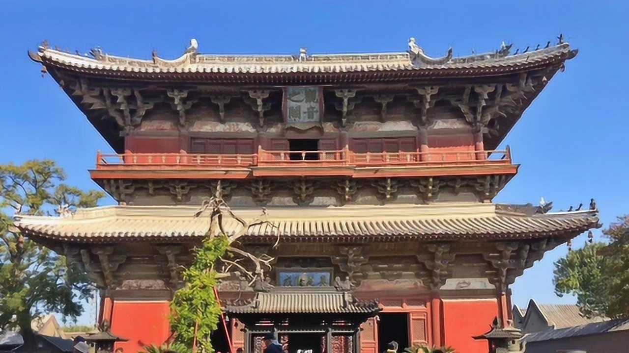 中国壁画欣赏讲座：独乐寺观音阁壁画_高清