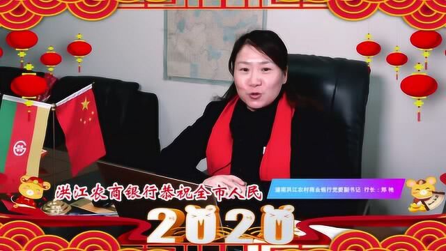 2020年湖南洪江农村商业银行新年祝福