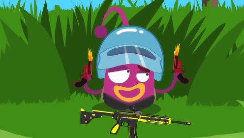 达夫玩游戏  搞笑吃鸡动画:这把信号枪泛滥了,还是达夫撞大运了