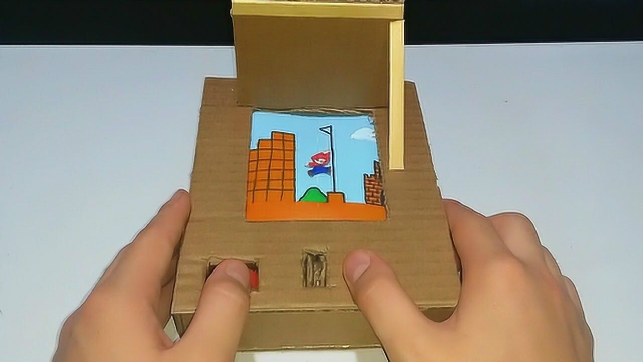 自制游戏机纸板图片